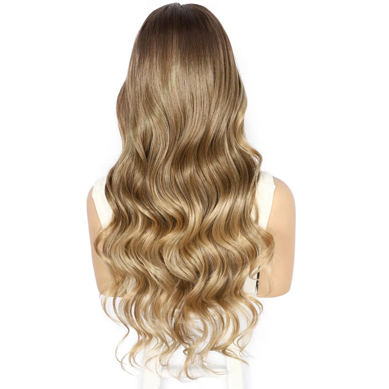 Женский парик «Ombre» с эффектом балаяж от Sapphirewigs, 66 см Sapphirewigs, Ombre Light Brown — фото 3