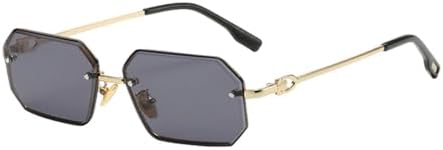 

Мужские солнцезащитные очки Polygon UV400 для женщин, винтажные модные солнцезащитные очки для мужчин, металлические, зеленые, коричневые, синие, женские MTZJH, Gold With Black