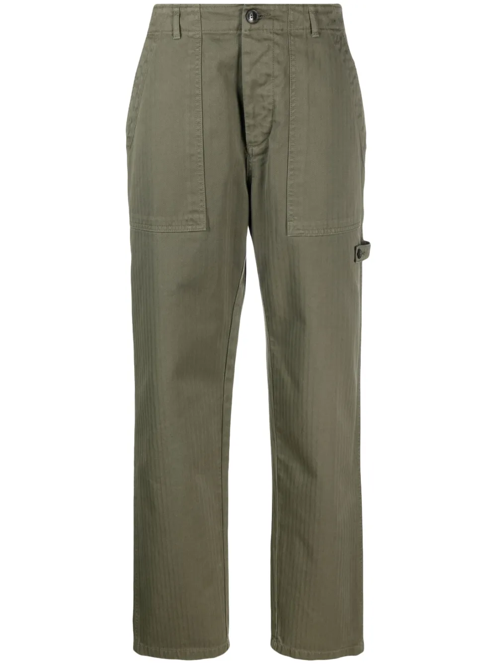 

Брюки Jerry прямого кроя Fortela, зеленый