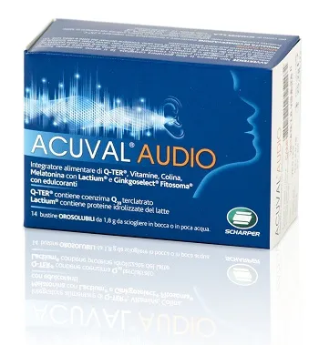 

Acuval Audio 14 пакетиков для перорального применения при шуме в ушах и нарушениях слуха