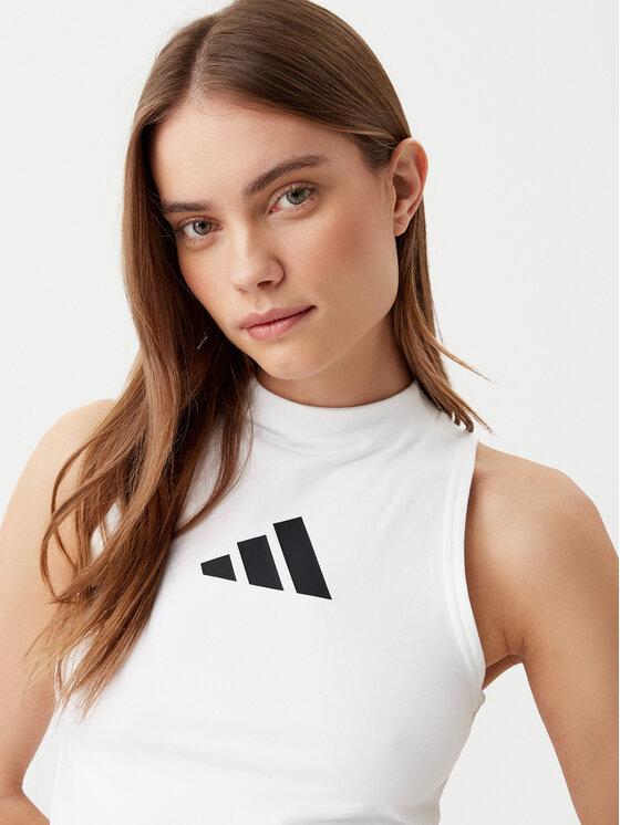 Топ облегающего кроя Z.N.E. JX4316 Adidas, белый — фото 4