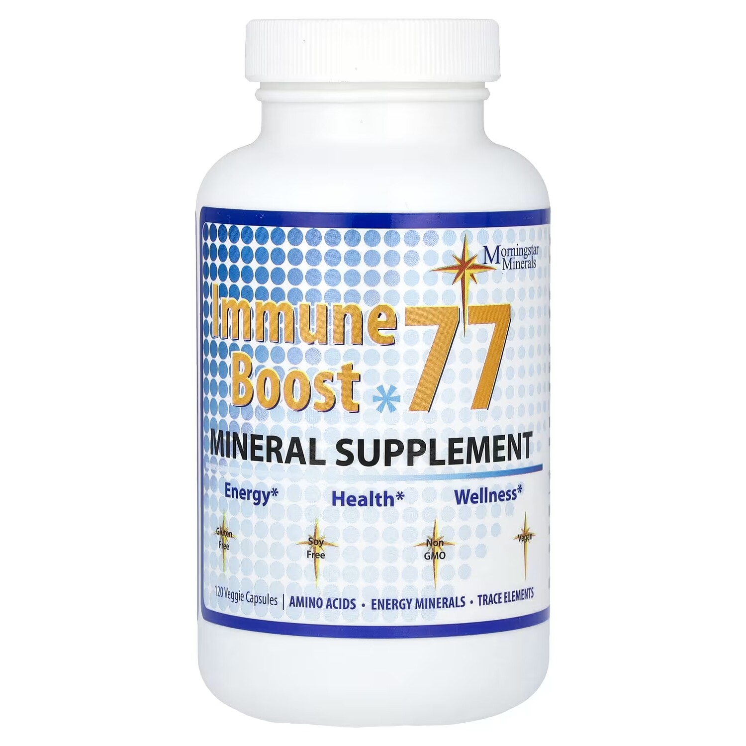 

Добавка Morningstar Minerals Immune Boost 77, 120 растительных капсул