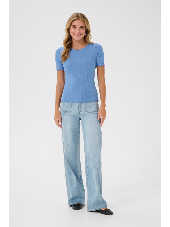 

Футболка KAmary, классический крой, цвет ультрамарин Kaffe, Синий, Футболка KAmary, классический крой, цвет ультрамарин Kaffe