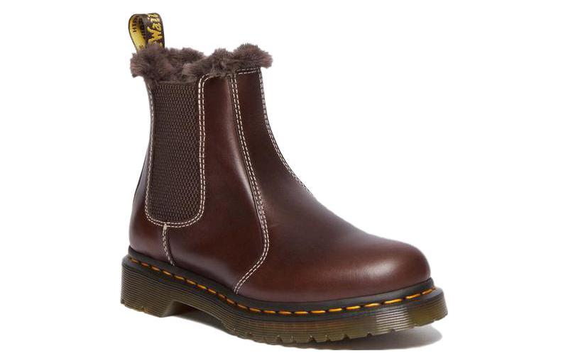 Мужские ботинки Dr. Martens 2976 Leonore с подкладкой из искусственного меха, коричневый — фото 4