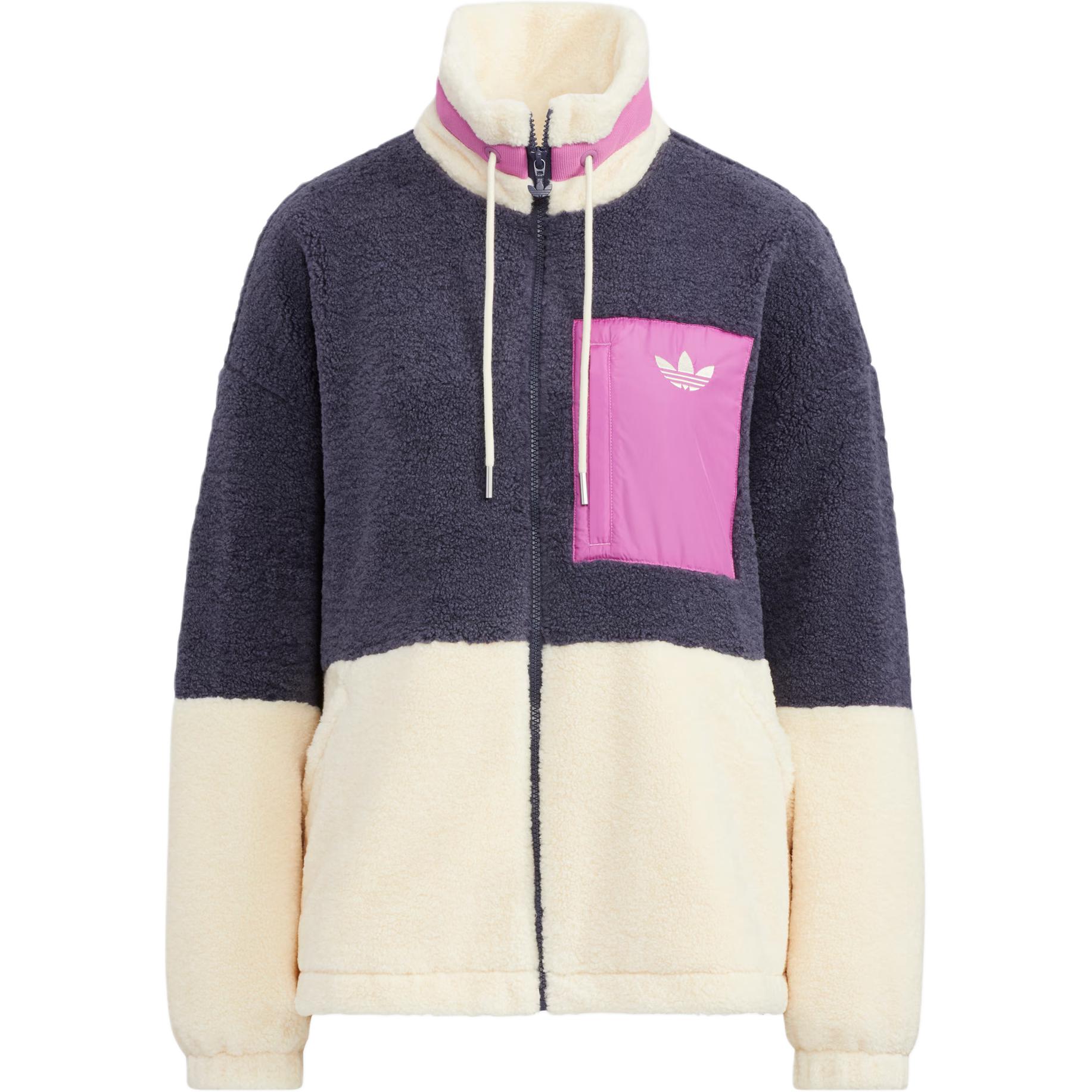 Adidas Originals Короткая куртка Sherpa для женщин Multicolor — фото 3