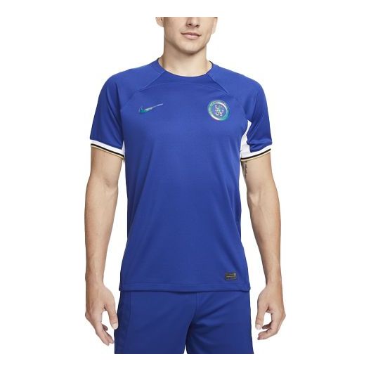 

Футболка dri fit chelsea fc 23 24 стадион футбольная майка Nike, синий