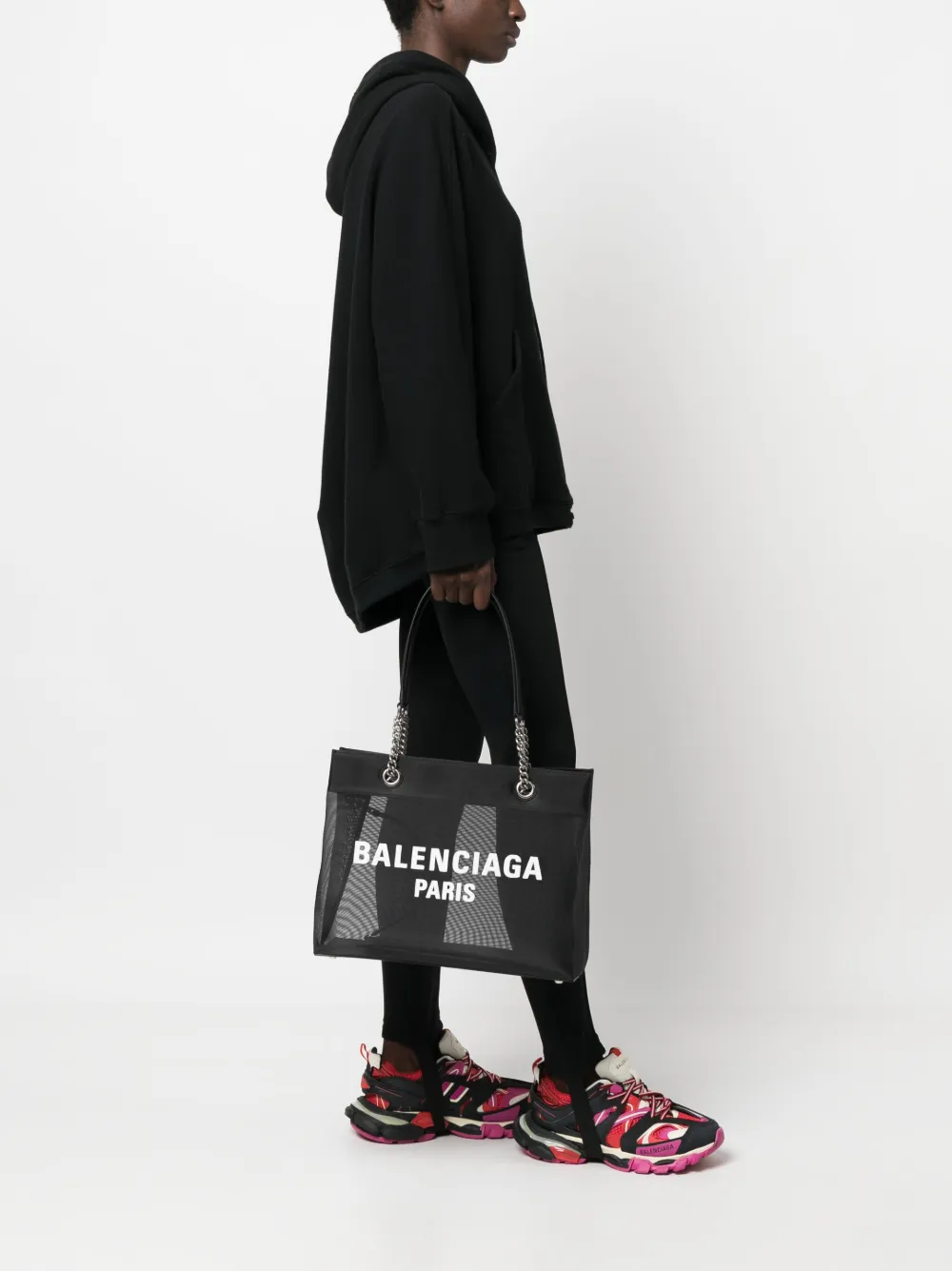 Сумка-тоут Duty Free среднего размера BALENCIAGA, черный — фото 2