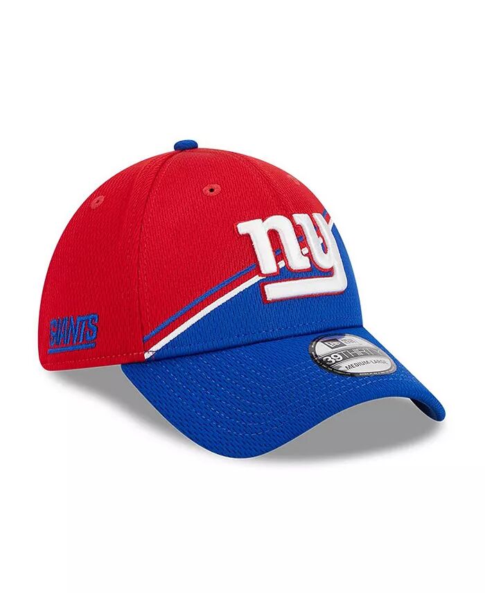 

Мужская красная кепка Royal New York Giants 2023 Sideline 39THIRTY Flex New Era, красный