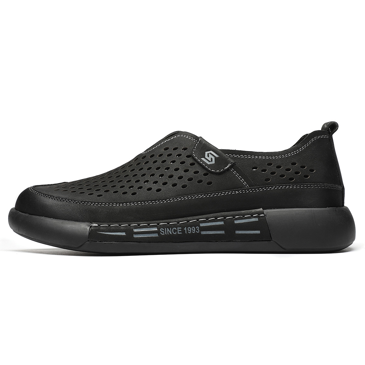 

Повседневная обувь без подкладки мужская черная ST&SAT, хаки