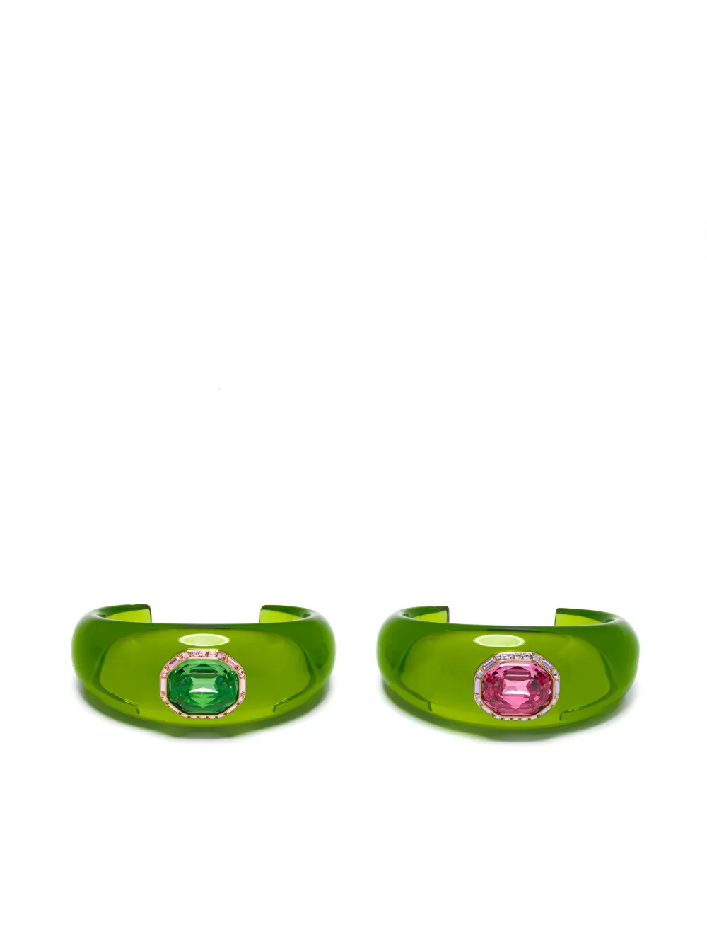 

Комплект Dulcis из двух браслетов Swarovski, зеленый