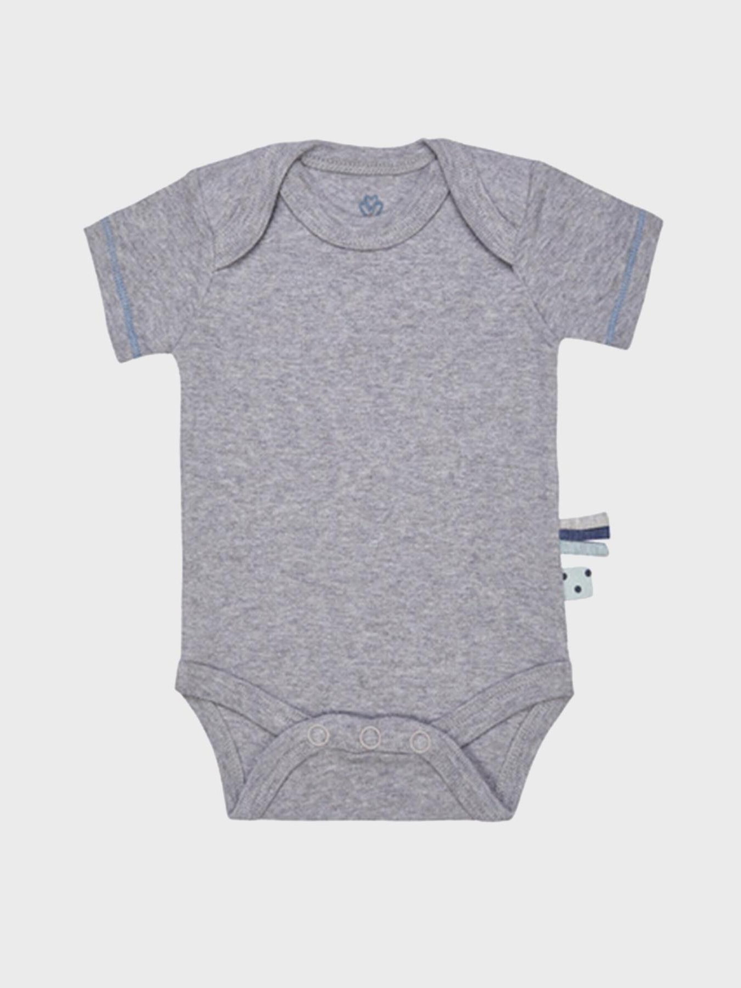OrganicEra Комбинезон/боди 'Organic Newborn Nursing Set, 4 pcs Set' в сером цвете — фото 2