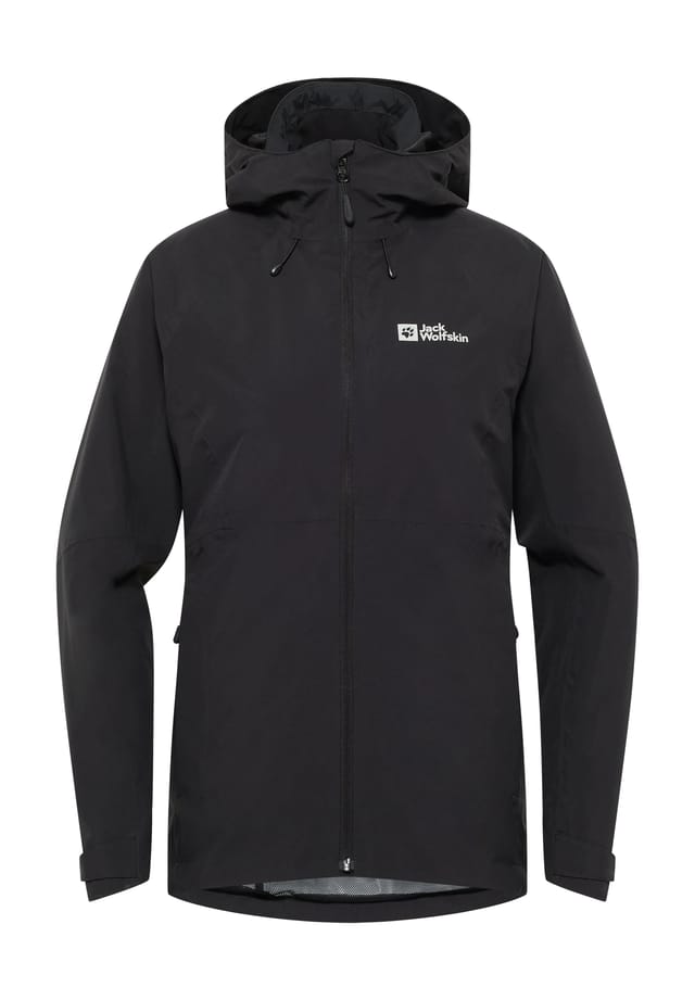 

Двойная куртка "glaabach 3in1" с убирающимся капюшоном Jack Wolfskin, черный