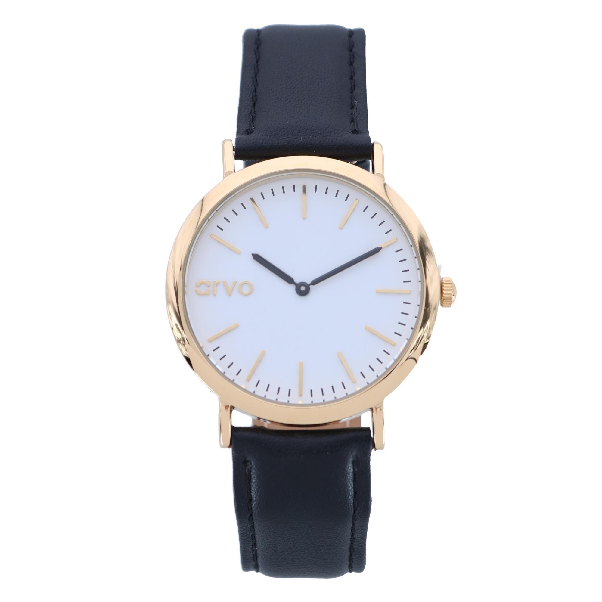 

Часы Time Sawyer с белым циферблатом и золотым покрытием Arvo
