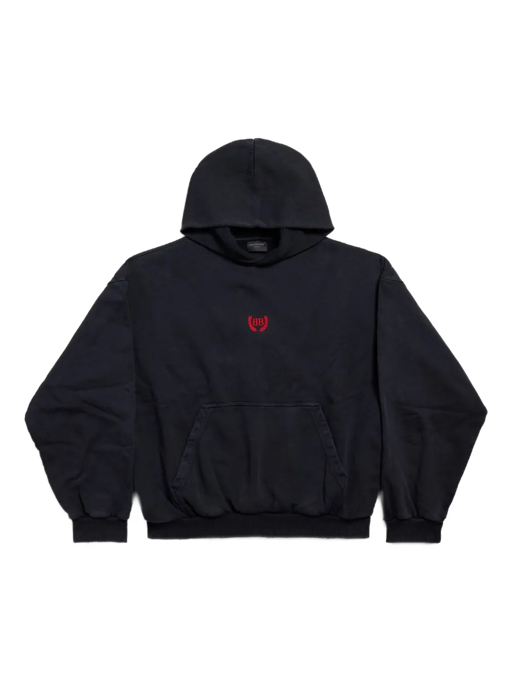 

Толстовка с вышитым логотипом BALENCIAGA, черный