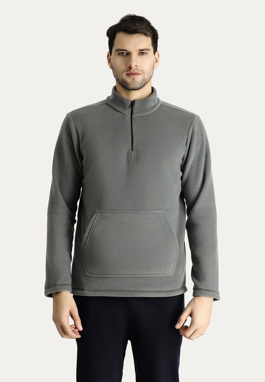 

Флисовый джемпер ZIPPER Kigili, серый