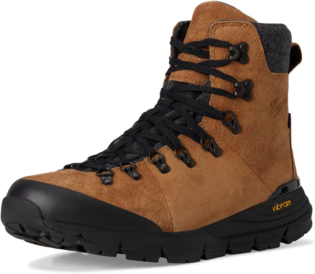 Мужские водонепроницаемые туристические ботинки Danner Arctic 600 Side-Zip 7" 200G, утепленные, прочные, для любых погодных условий, коричневый/черный — фото 2