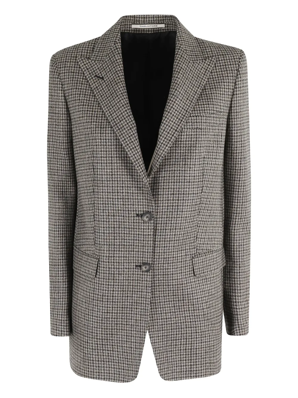 

Пиджак в ломаную клетку Antonelli, коричневый