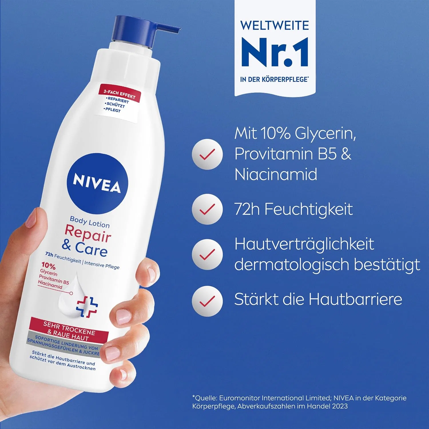 Лосьон для тела NIVEA Repair & Care, 250 мл Nivea — фото 2
