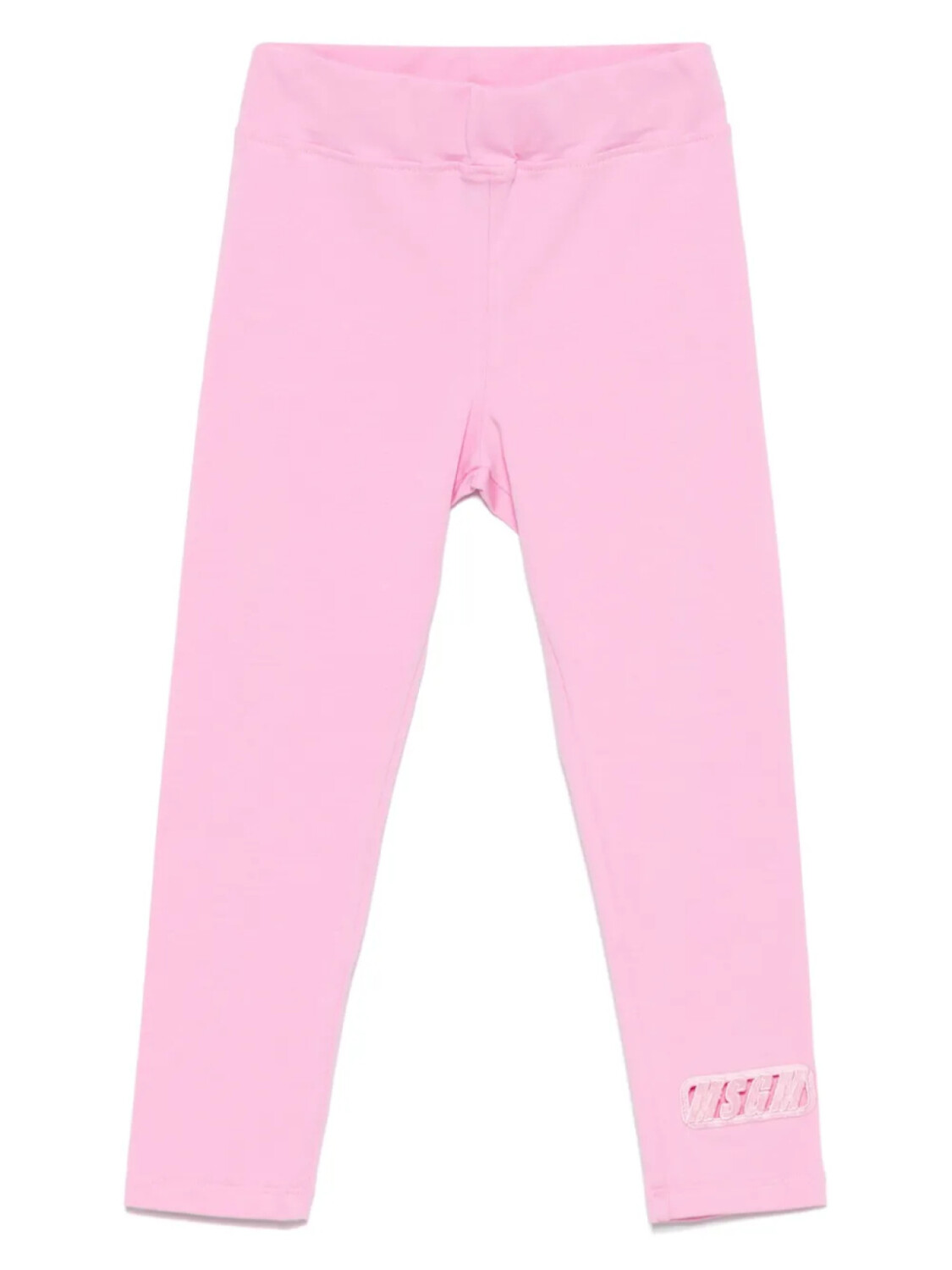 

MSGM Kids легинсы с вышитым логотипом, розовый