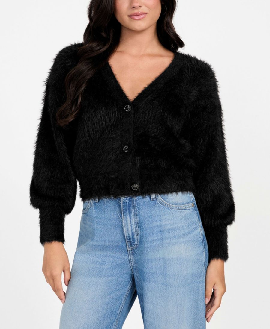 

Женский кардиган Keyla с пуговицами, украшенными стразами GUESS, Jet Black