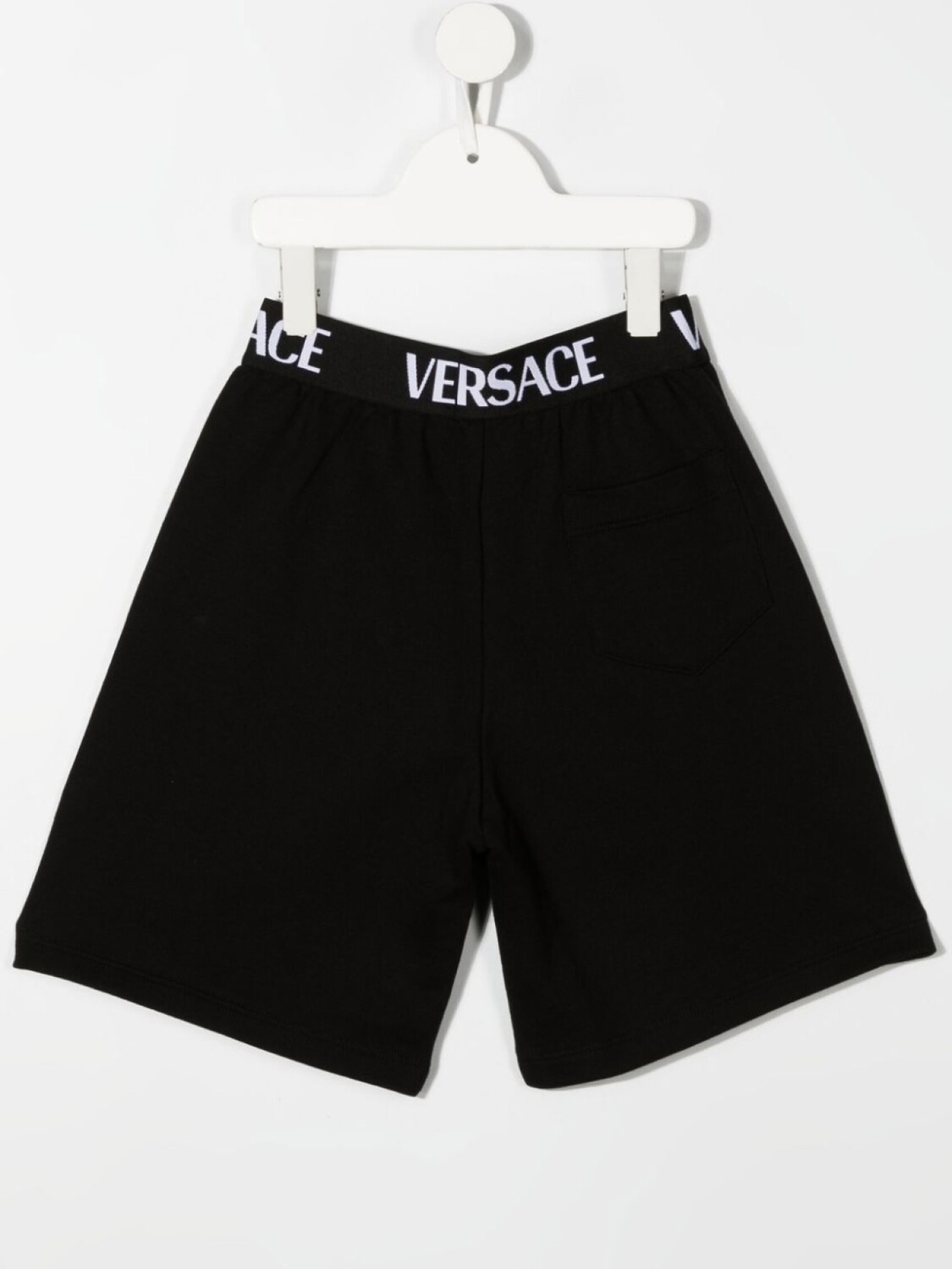 

Versace Kids спортивные шорты с логотипом, черный