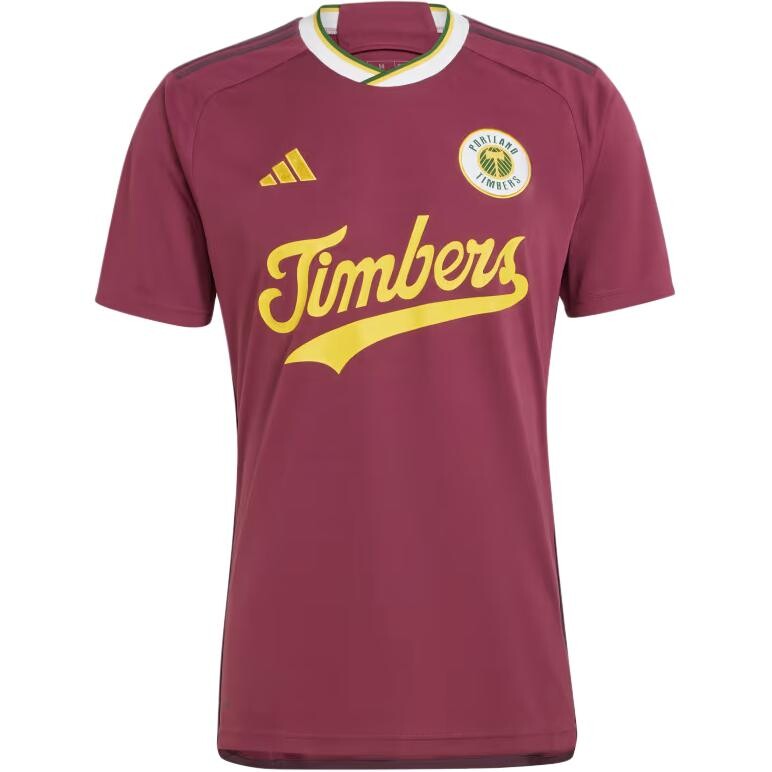 

Футболка Portland Timbers мужская красная Adidas, красный