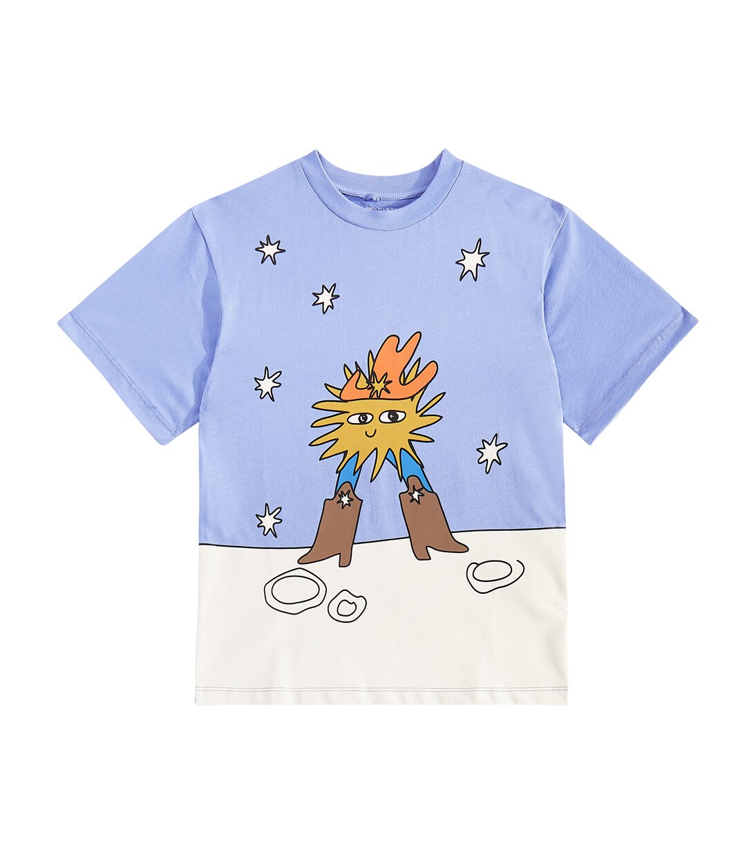 

Футболка из хлопкового джерси с принтом Stella McCartney Kids, Colourful