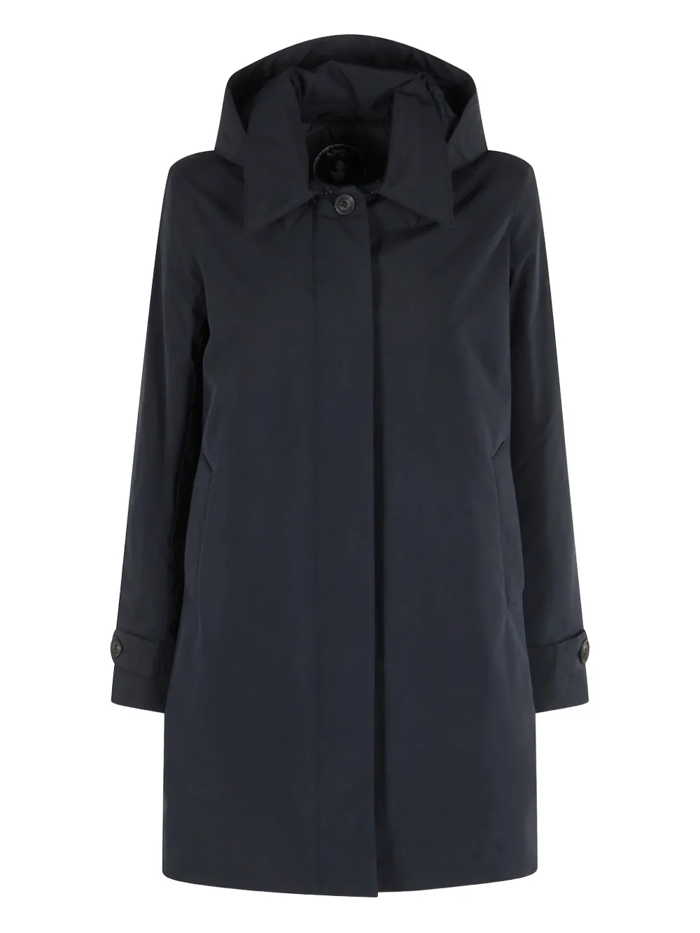 

Стеганое пальто с капюшоном Save The Duck, синий