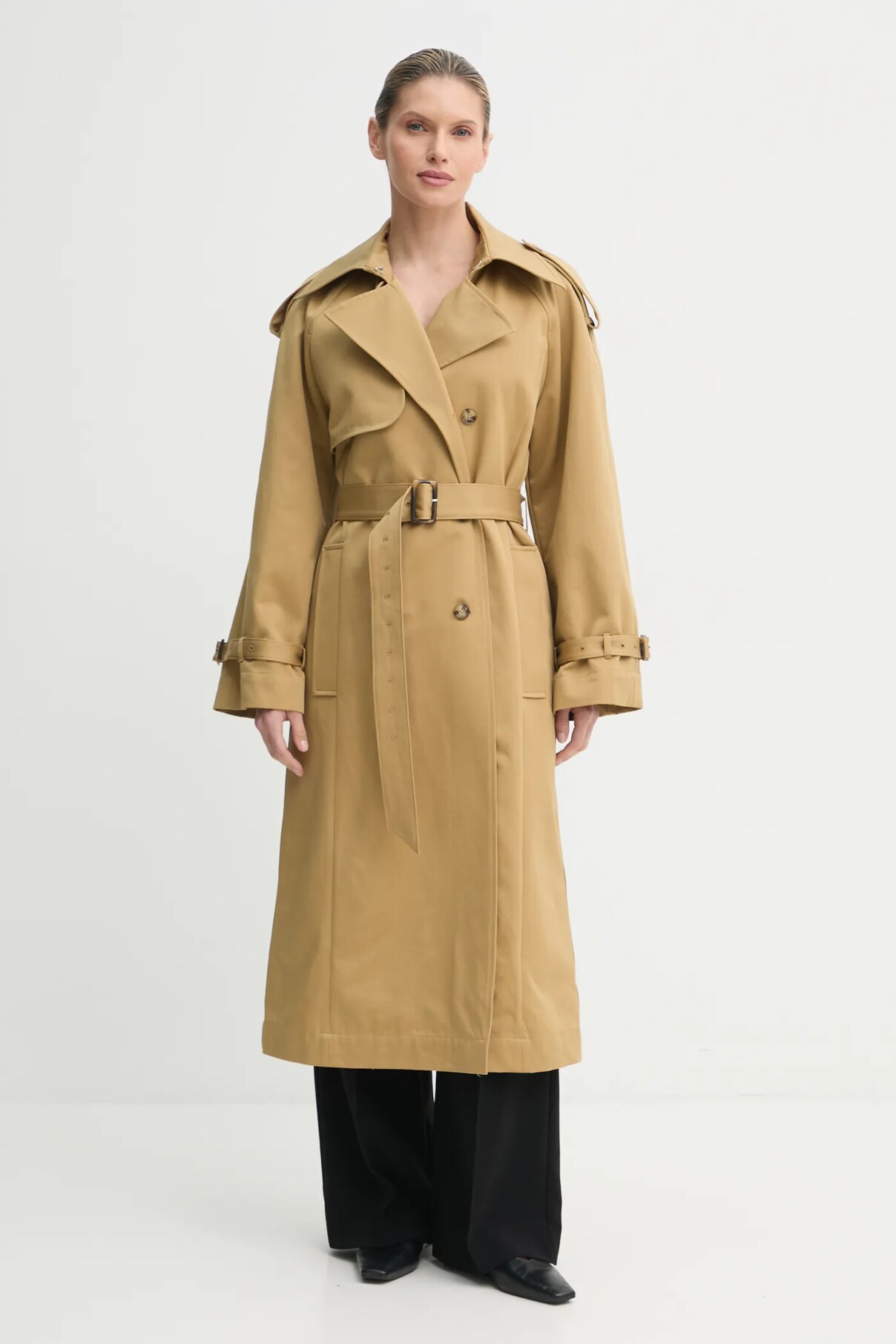 

Хлопковый тренчкот Ivy Oak, зеленый