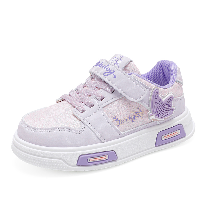 Детские скейтерские кроссовки Kids BOBDOG, розовый/фиолетовый — фото 2