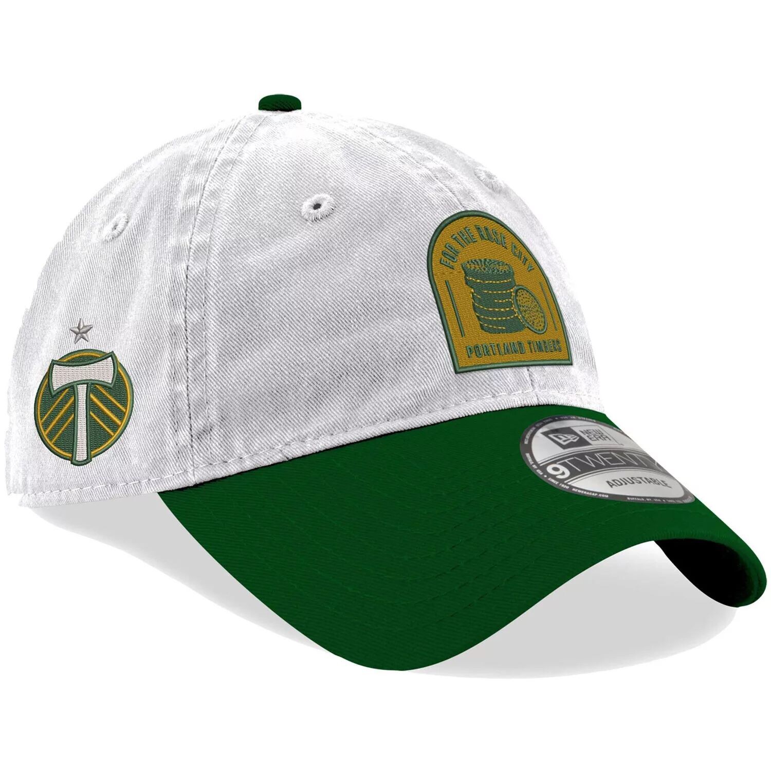 

Мужская регулируемая кепка New Era White Portland Timbers Jersey Hook 9TWENTY