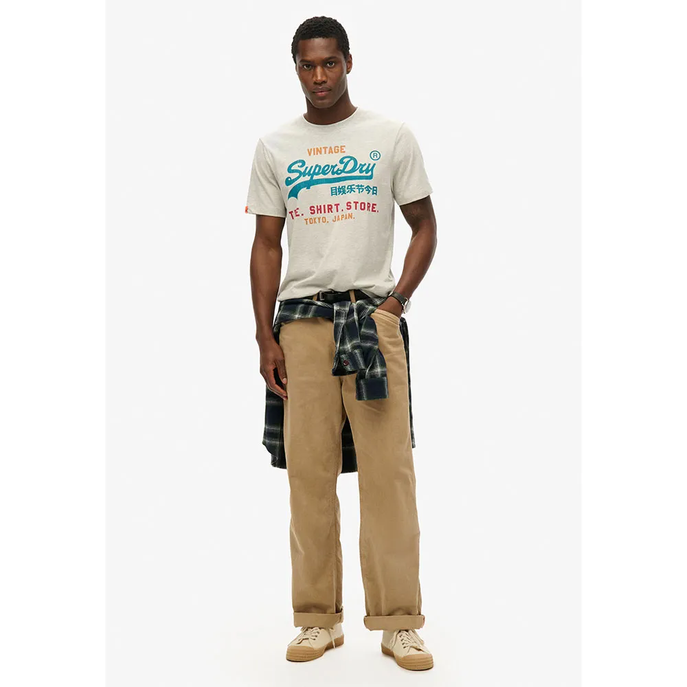 Футболка с коротким рукавом Superdry Cali Relaxed Fit, бежевый — фото 3