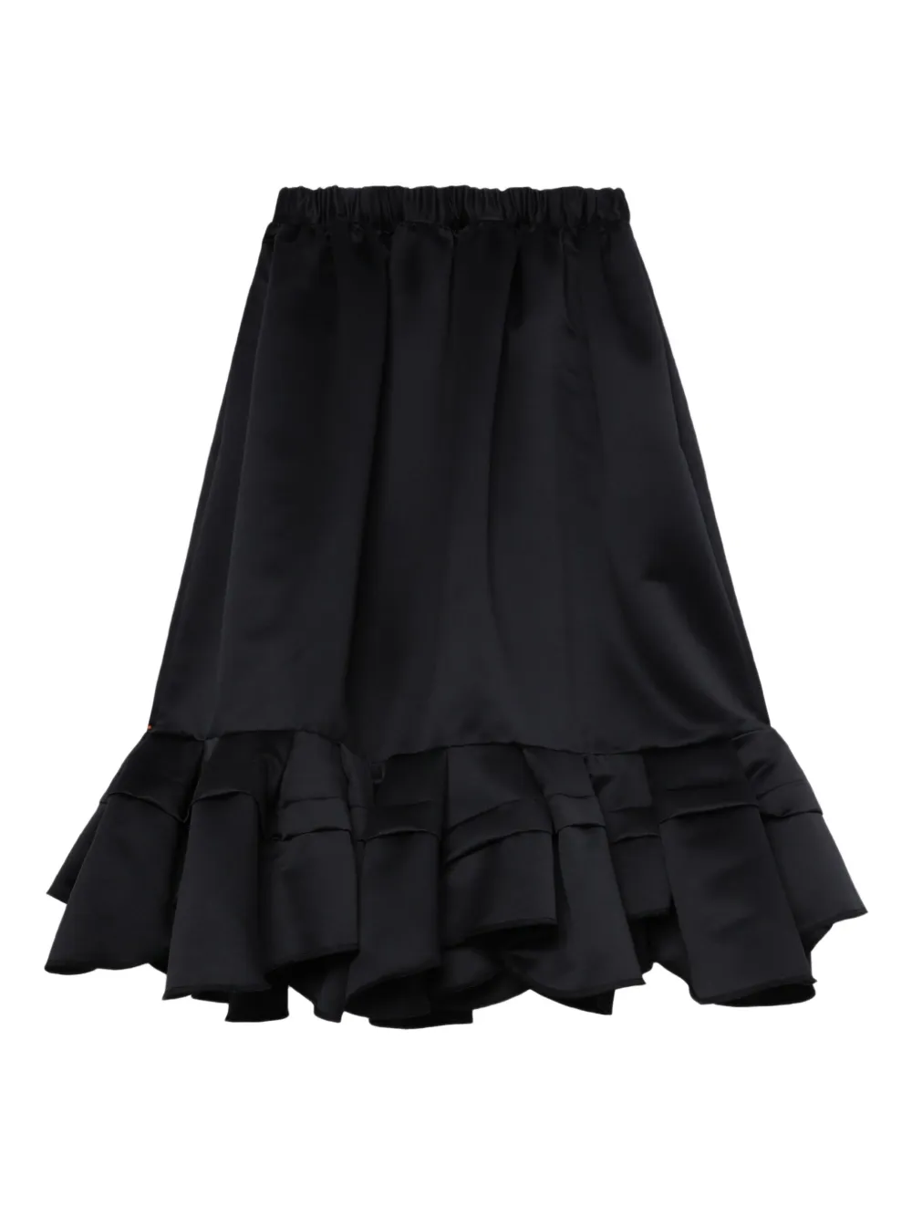 

Юбка с эластичным поясом и оборками Comme Des Garçons Comme Des Garçons, черный