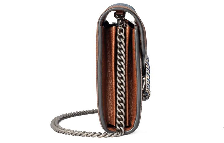 Джинсовая сумка через плечо Gucci Dionysus с кожаным кошельком — фото 4