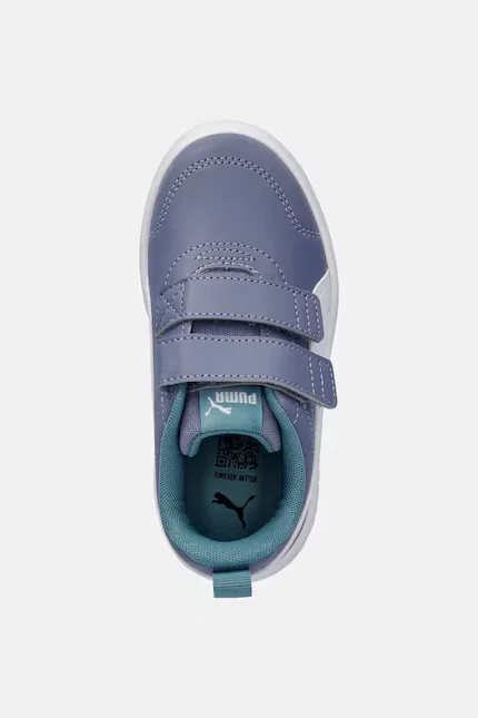 Кроссовки детские Courtflex V3 V Puma, синий — фото 4