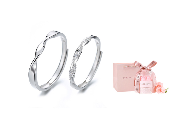 

QIMEILA 925 Sterling Silver кольца с микро-паве из циркония унисекс