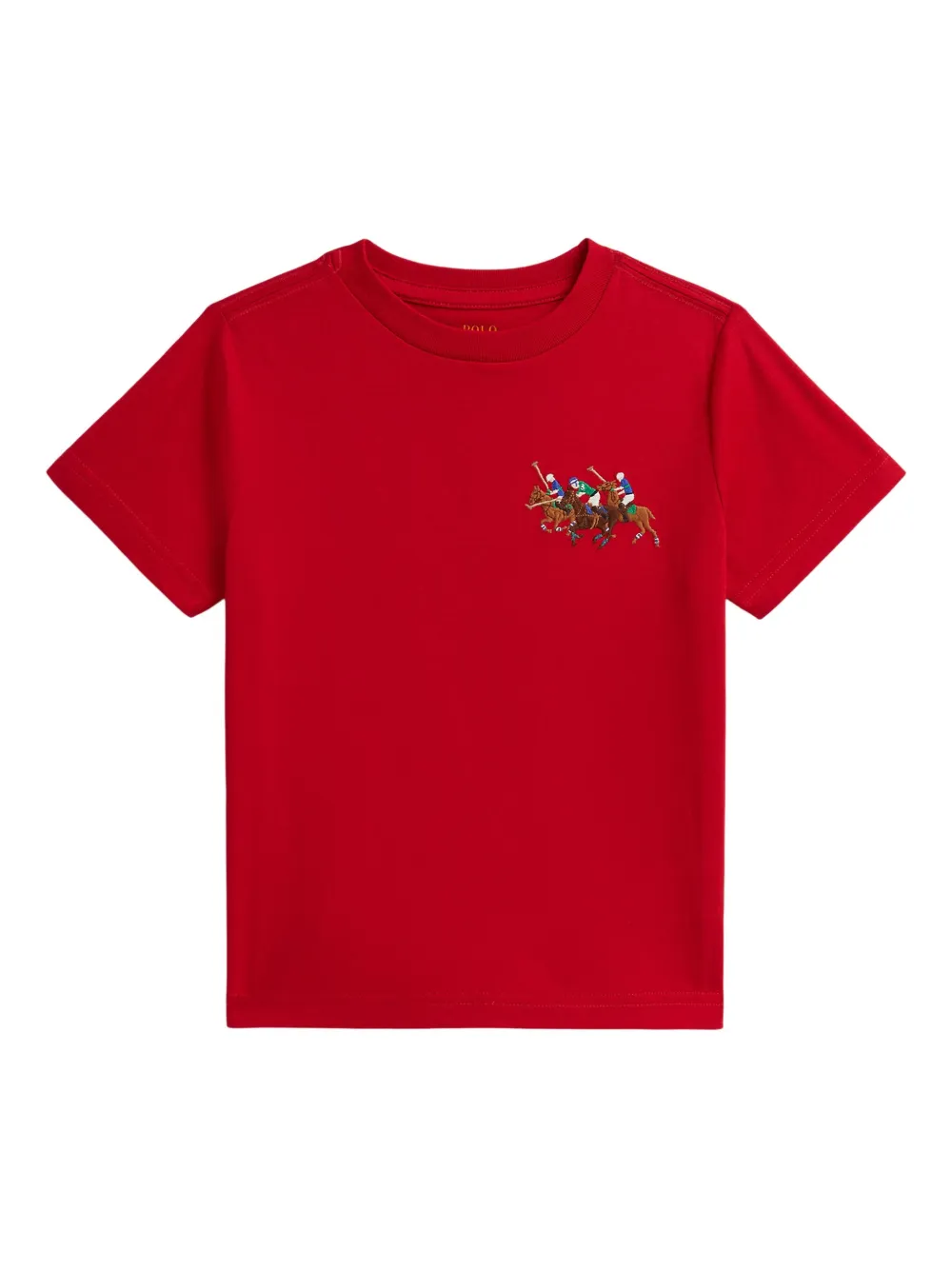 

Футболка с круглым вырезом Polo Ralph Lauren Kids, красный
