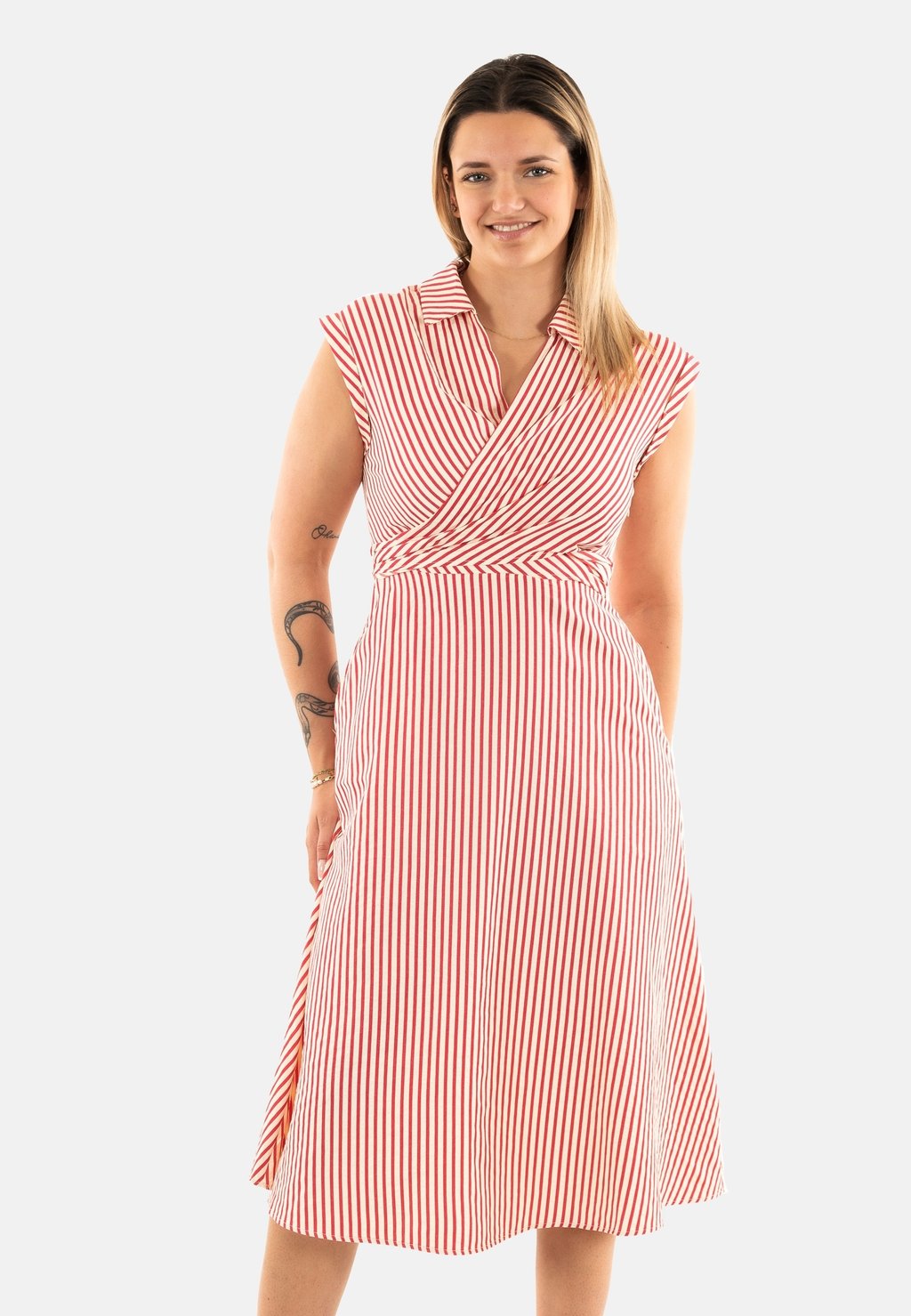 

Платье-рубашка Salsa Jeans, красный