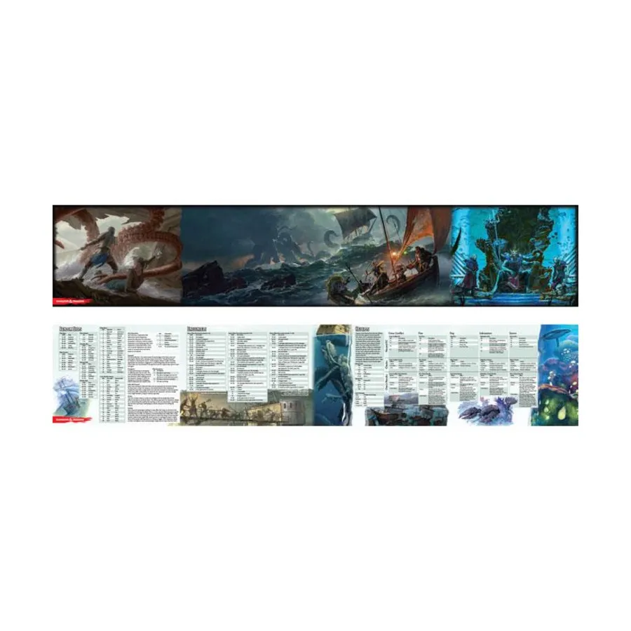 

Dungeon Master's Screen - Of Ships and the Sea, Dungeons & Dragons - Gaming Aids (5th Edition) (Gale Force Nine), твердый переплет