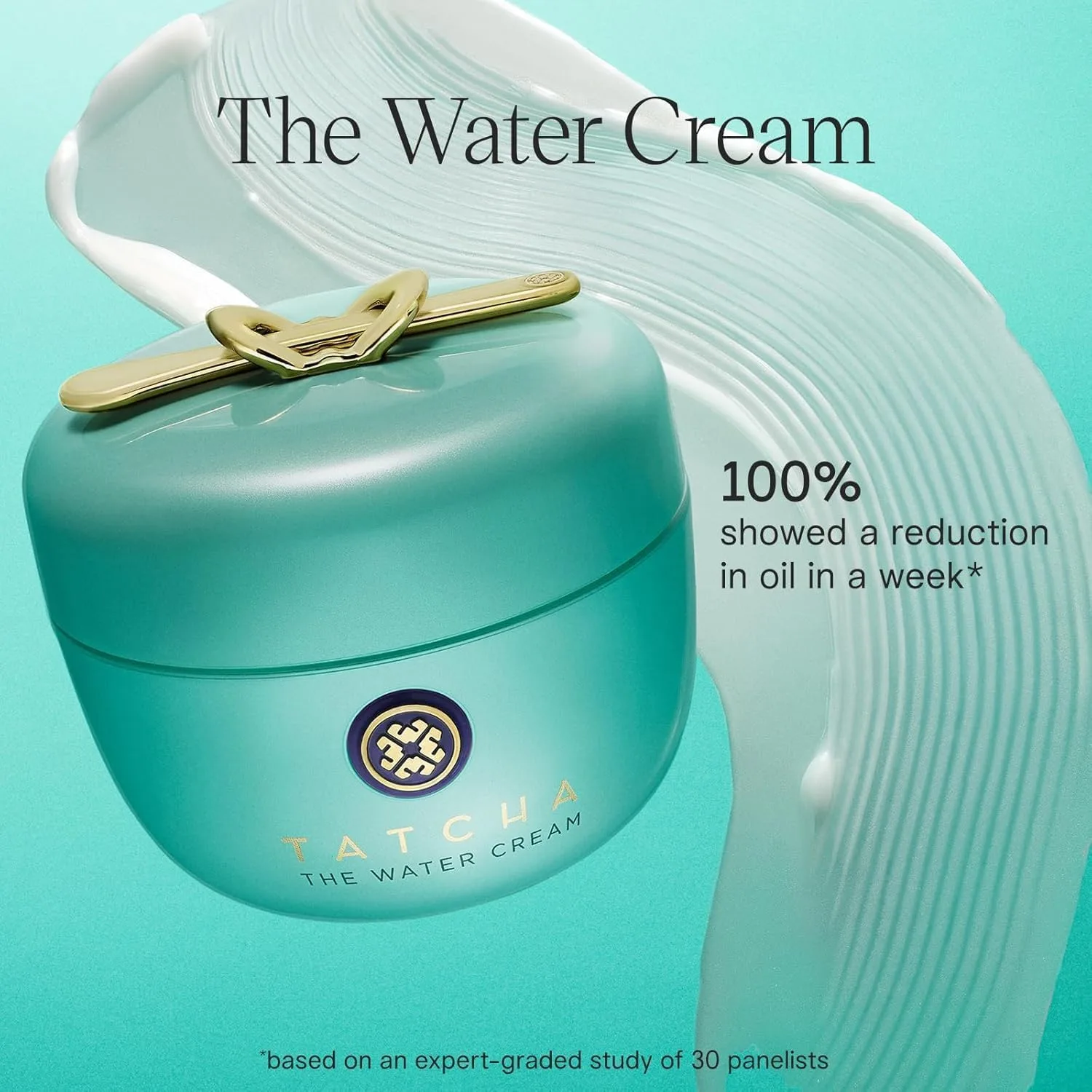 Крем для лица Tatcha — The Water Cream | Увлажняющий , оптимальное увлажнение для идеально гладкой кожи без пор, 75 мл — фото 3