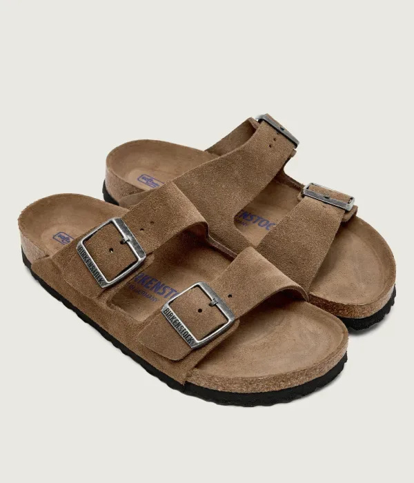 Сандалии Birkenstock Arizona Soft Footbed, черный чай ДУБЛЬ — фото 3