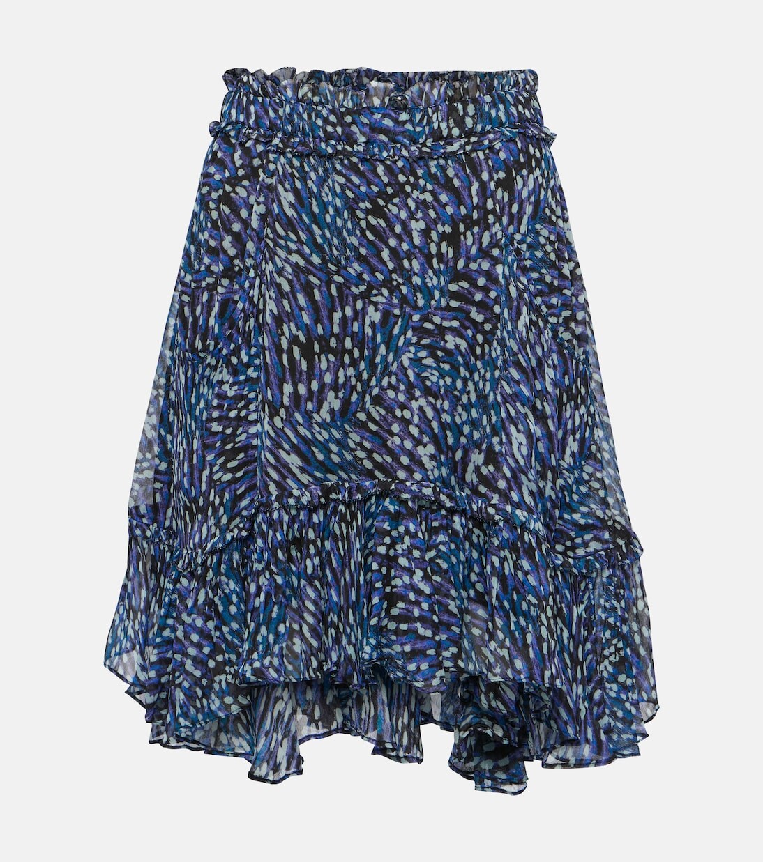 

Мини-юбка viera асимметричного принта Marant Etoile, мультиколор
