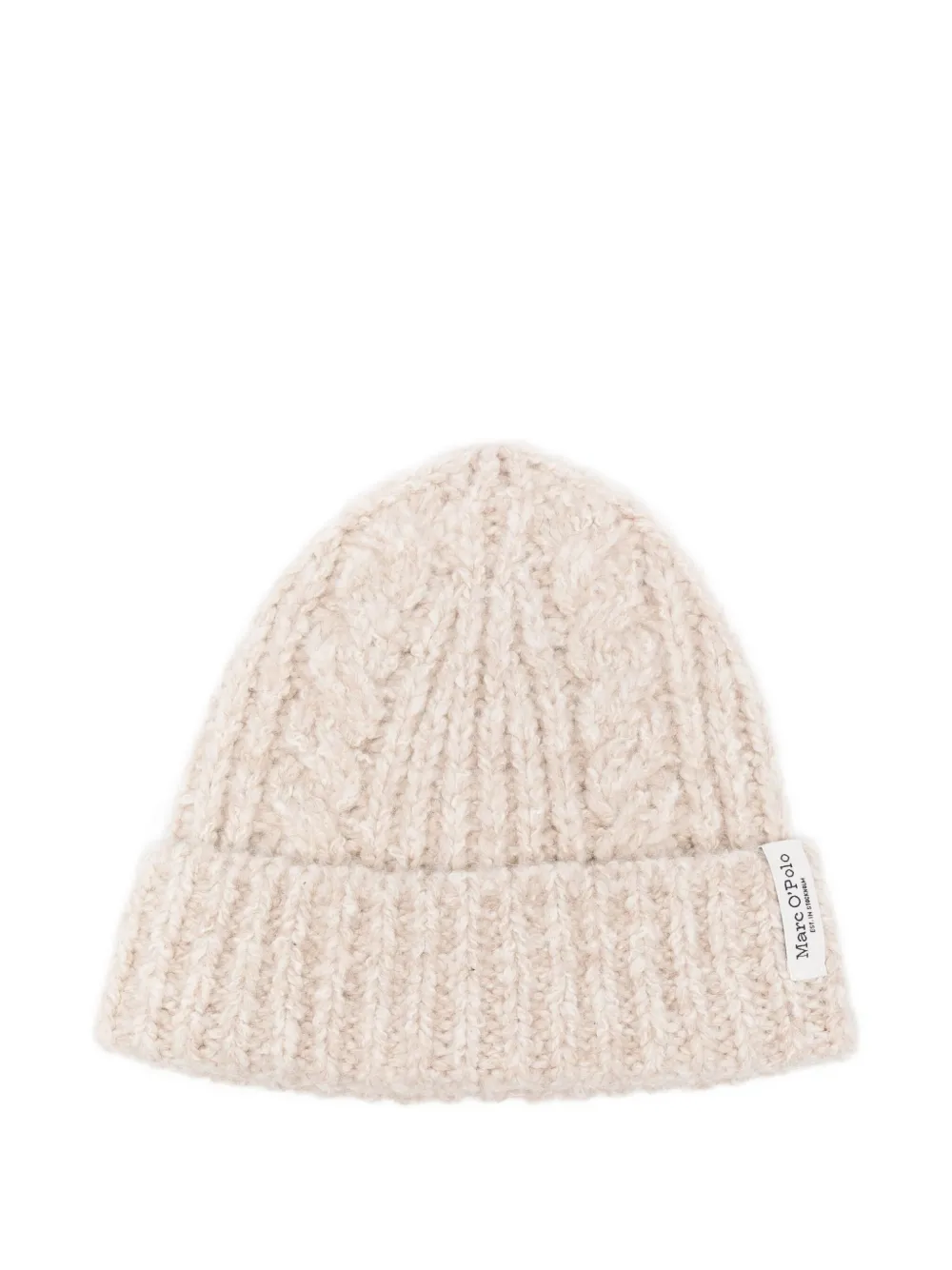 

Шапка бини фактурной вязки Marc O'Polo, бежевый