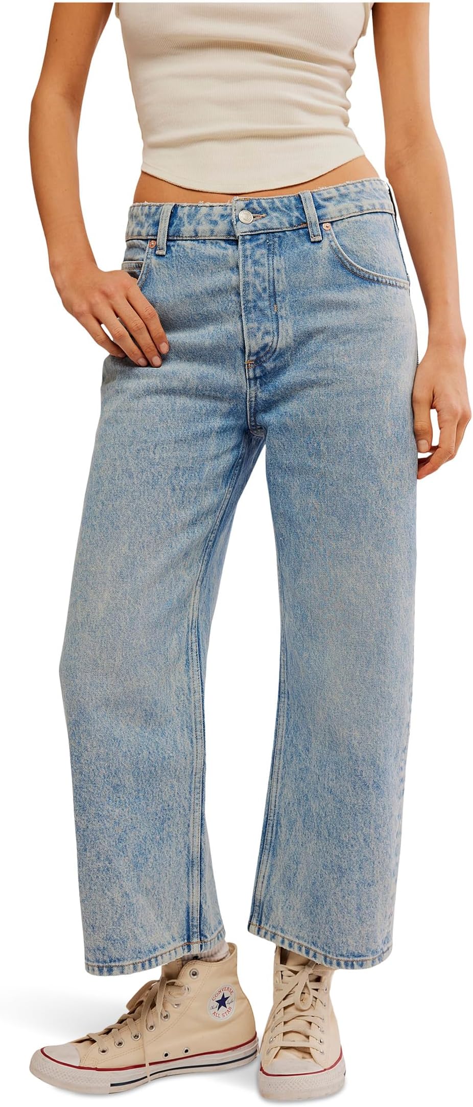 

Джинсы Free People We The Free Deep Trance Dropped Boyfriend Jeans, цвет Sweet Dreams