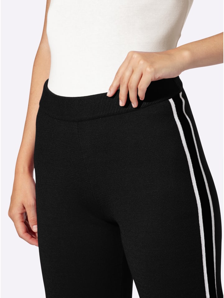 

Heine Черные вязаные брюки