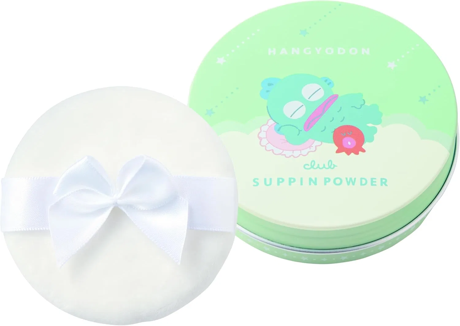 Пудра No-Makeup Powder, Club, аромат White Floral Bouquet, коллаборация Hangyodori — фото 4