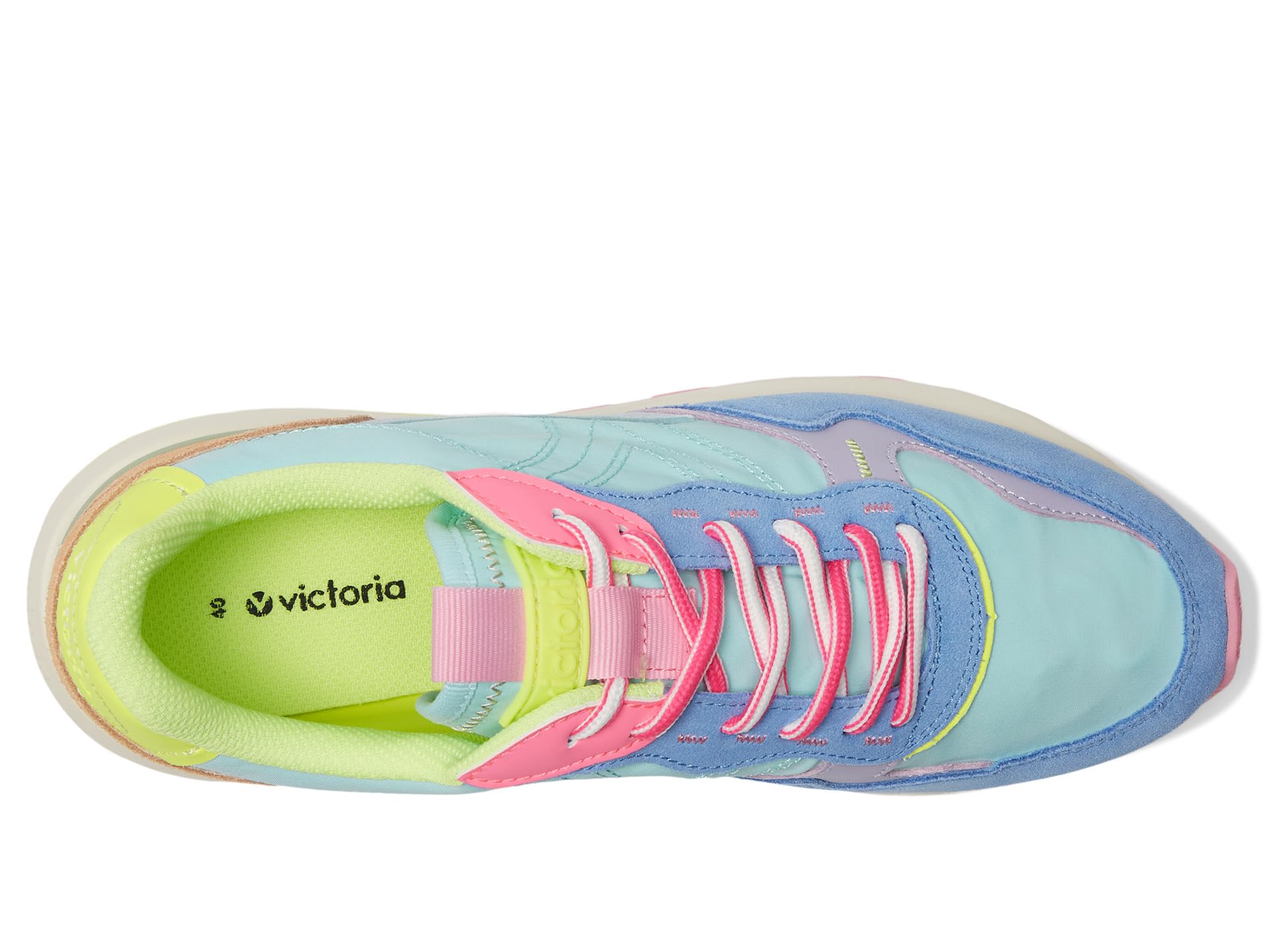 Кроссовки victoria Luna Nylon & Suede Multicolor, Azul — фото 2