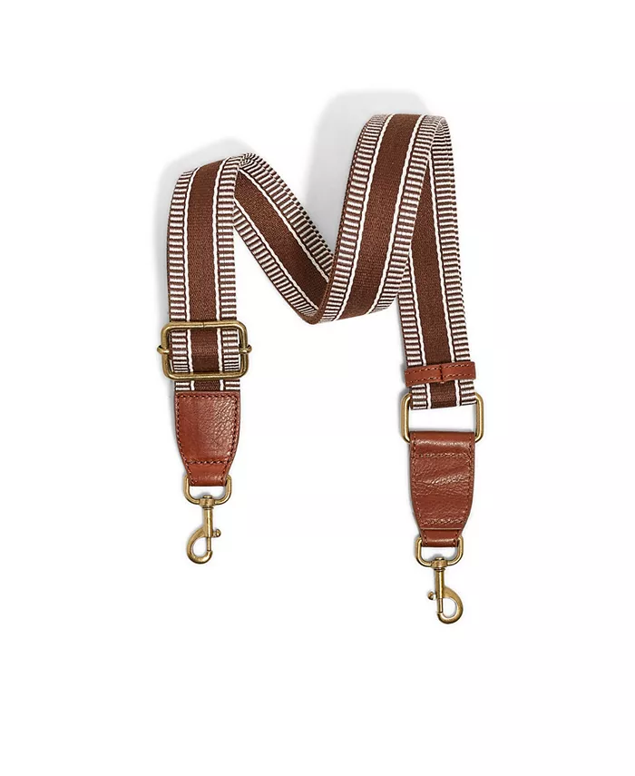 

Полосатый ремешок Web Strap American Leather Co., коричневый