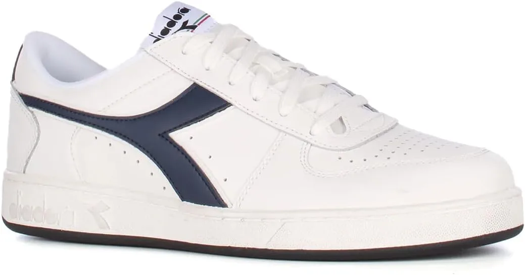Гимнастические кроссовки Diadora Unisex Magic Basket Low Icona, белый/синий — фото 2
