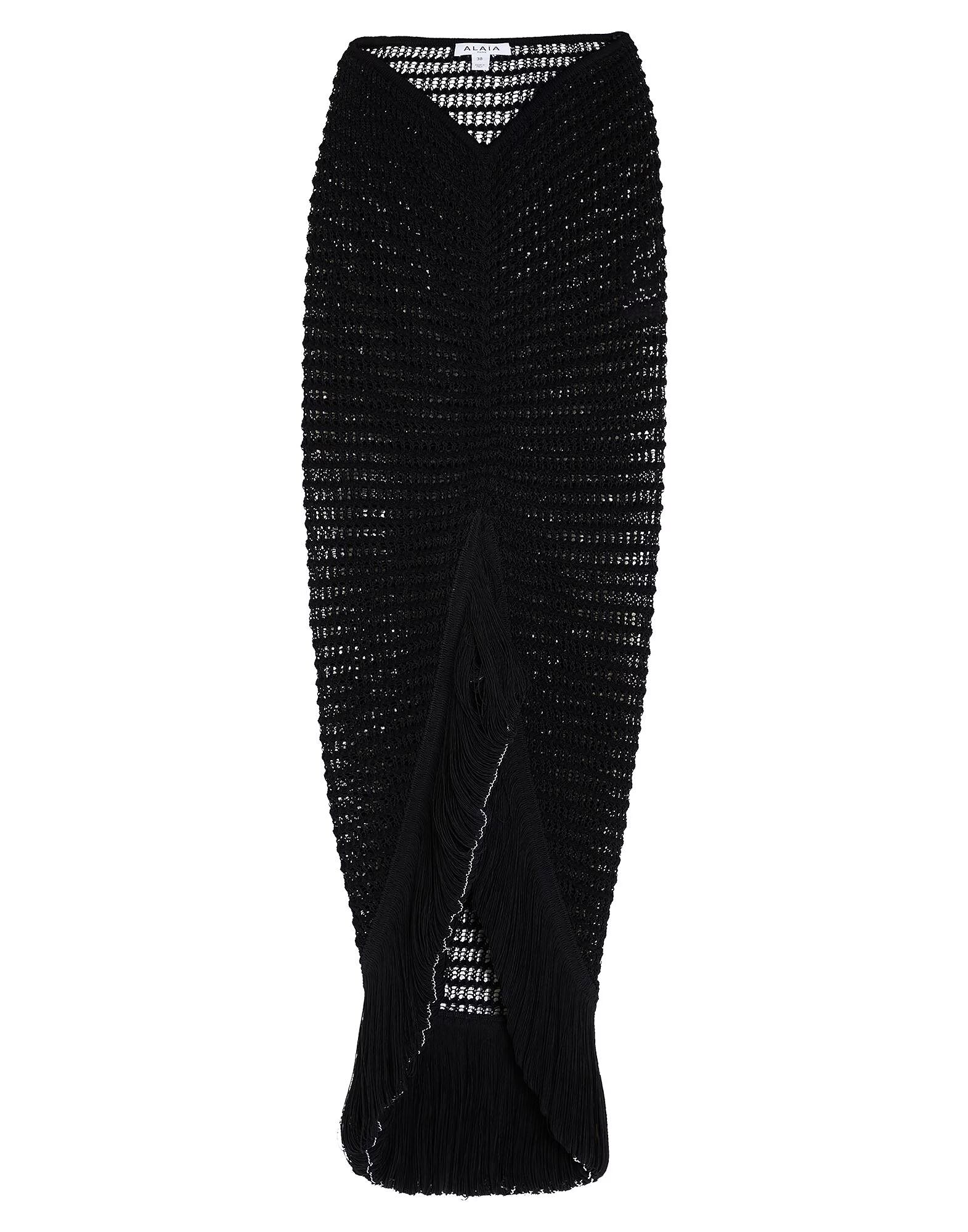 

Юбка макси Alaïa, черный